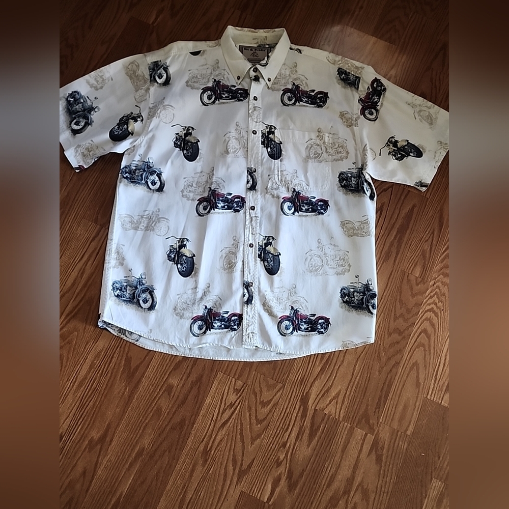 Bit & Bridle harley davidson short sleeve shirt xl